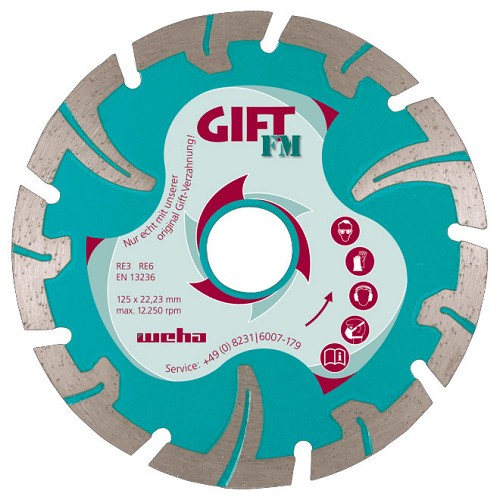 DIA kot.  125/22,2 Gift-FM GR