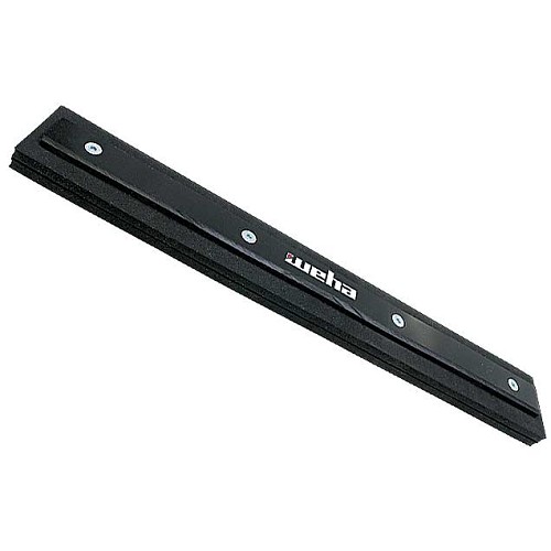 Gumová stěrka 45 cm plast s mech. gumou oboustranná dvoubřitá