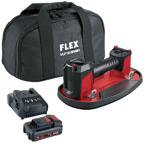 FLEX Grabo + akumulátor 2,5 Ah + CA 18.0-LD