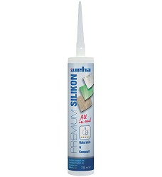 Silikonov tmel WEHA transp.310 ml
